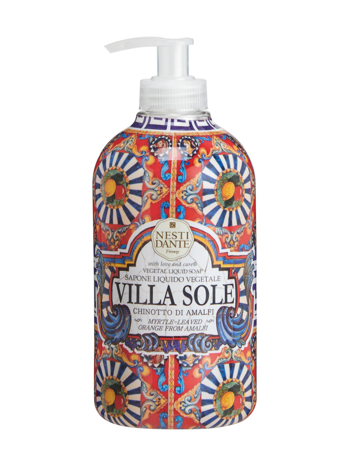 Villa sole -nestesaippua 500 ml