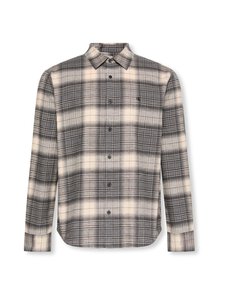 Calvin Klein Jeans - Brushed Plaid krekls ar apkakli - UB1 BLACK | Stockmann