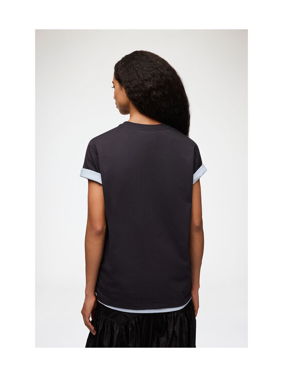 Ganni - Basic Relaxed Flower Print t-paita - NULL PHANTOM | Stockmann - photo 3