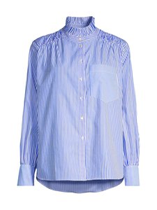 rich & royal - Striped Blouse With Ruffle- paita - 718 SKYWAY BLUE | Stockmann