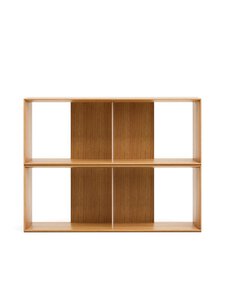 Kave Home - Litto-hylly 2-osainen tammi 101 x 76 cm - BEIGE | Stockmann