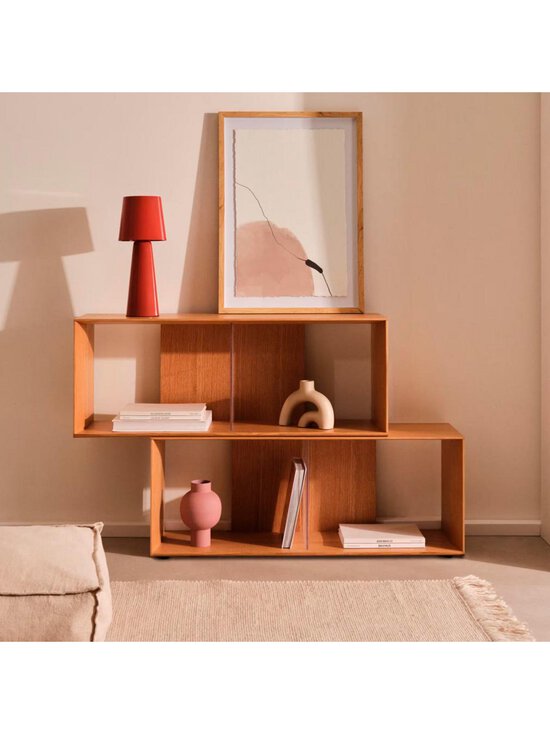 Kave Home - Litto-hylly 2-osainen tammi 101 x 76 cm - BEIGE | Stockmann - photo 3