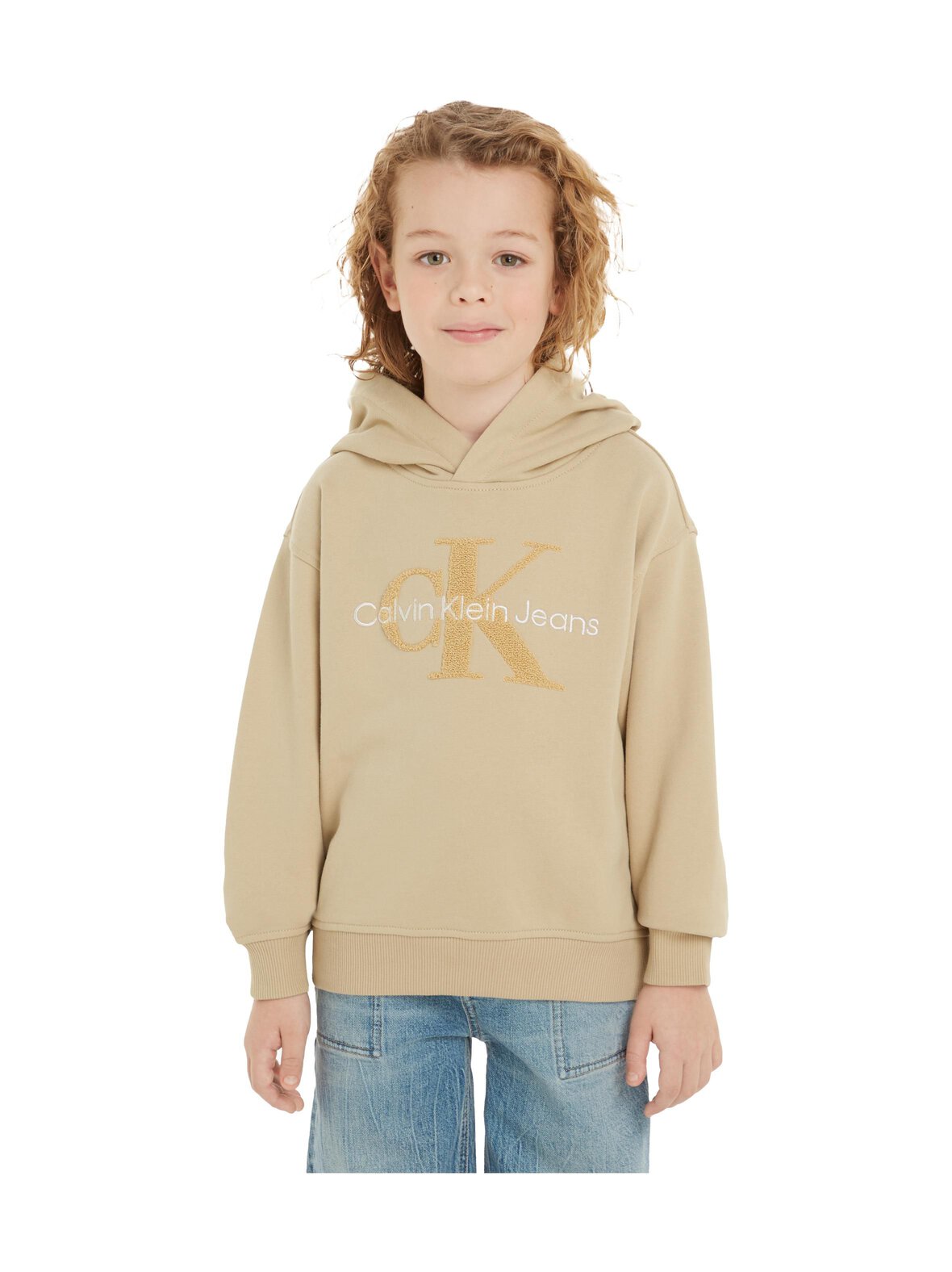 CALVIN KLEIN KIDS Peached terry monologo -huppari