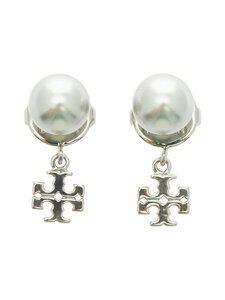 Tory Burch - Small Moondance -nappikorvakorut - 020 TORY SILVER / GRAY | Stockmann