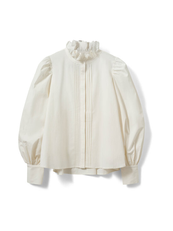 Sofie Schnoor - CyliaSW Embroidery Collar -paitapusero - 0101 OFF WHITE | Stockmann - photo 1
