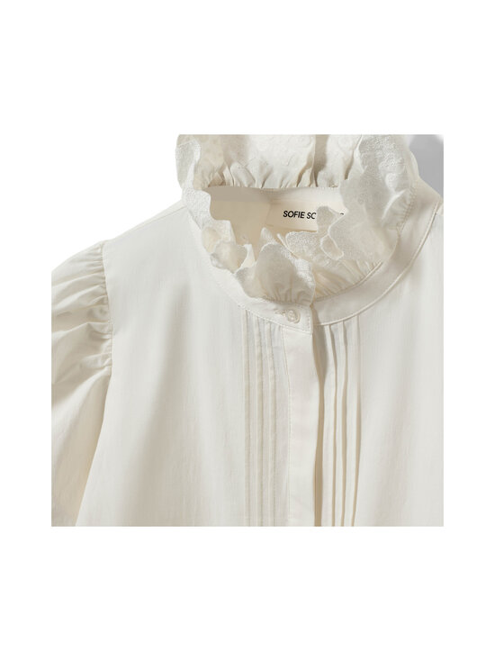 Sofie Schnoor - CyliaSW Embroidery Collar -paitapusero - 0101 OFF WHITE | Stockmann - photo 3