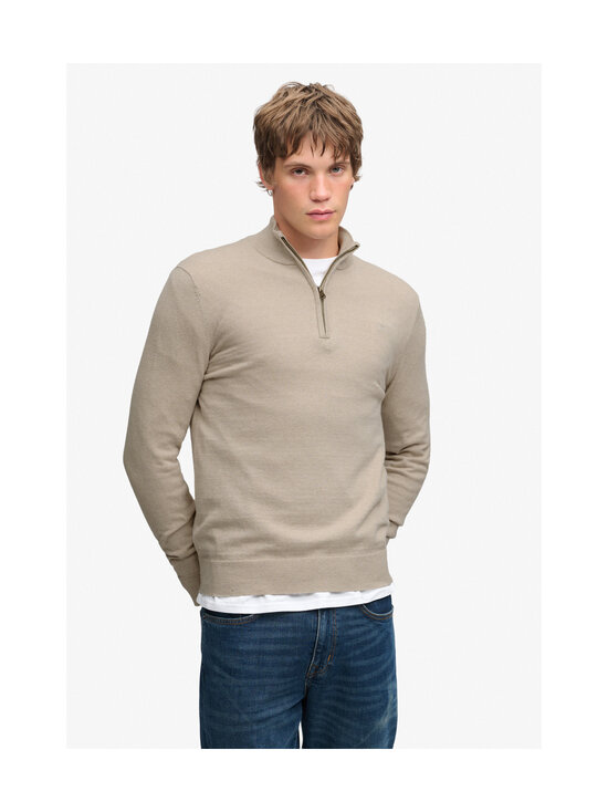 Superdry - Essential Wool Blend -neulepaita - M7O BISCUIT BROWN MARL | Stockmann - photo 3