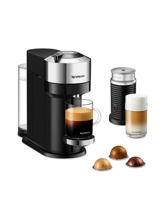 Nespresso - Vertuo Next + Aeroccino Bundle -kahvikone ja maidonvaahdotin - CHROME | Stockmann - photo 3