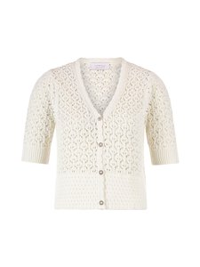 rich & royal - Ajour-neuletakki - 113 PEARL WHITE rich & royal - Ajour-neuletakki - 113 PEARL WHITE | Stockmann