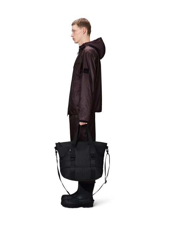 Rains - Puffer Mix Tote Mini iepirkumu soma - 01 BLACK - photo 3 Rains - Puffer Mix Tote Mini iepirkumu soma - 01 BLACK | Stockmann - photo 3