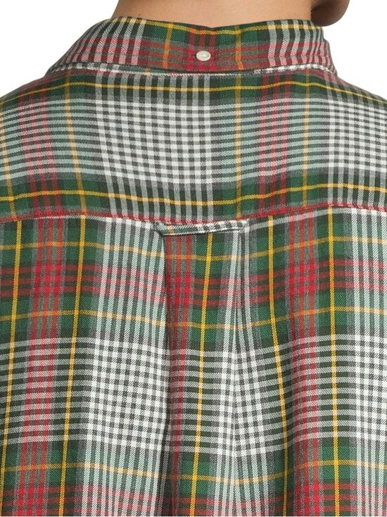 GANT - Relaxed Twill Check -kauluspaita - 374 TARTAN GREEN | Stockmann - photo 6