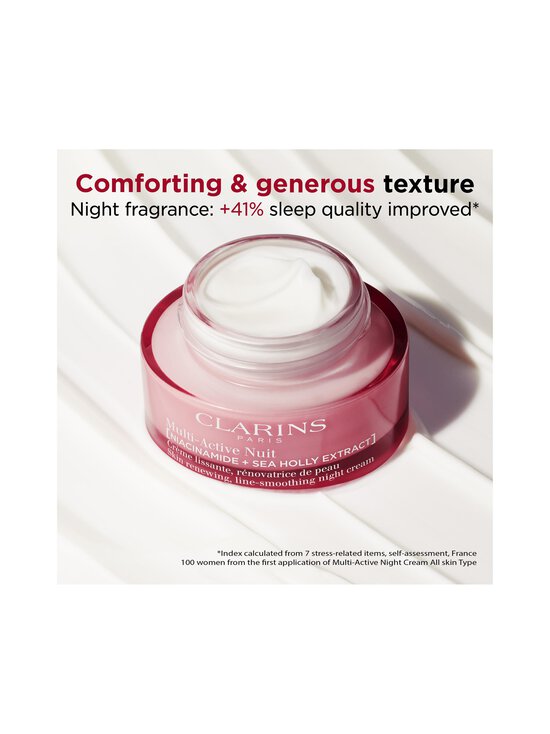 Clarins - Multi-Active [NIACINAMIDE + SEA HOLLY EXTRACT] Night Cream for Dry Skin -yövoide kuivalle iholle - NOCOL | Stockmann - photo 2