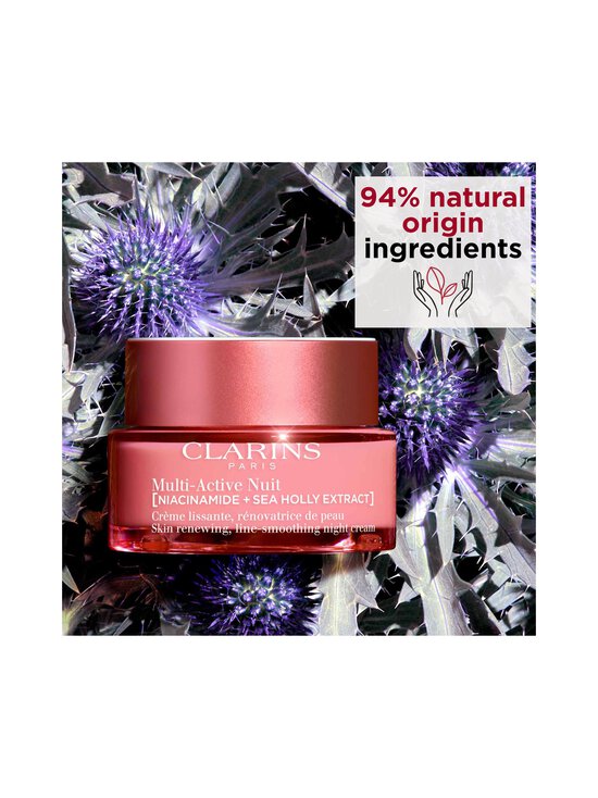 Clarins - Multi-Active [NIACINAMIDE + SEA HOLLY EXTRACT] Night Cream for Dry Skin -yövoide kuivalle iholle - NOCOL | Stockmann - photo 5