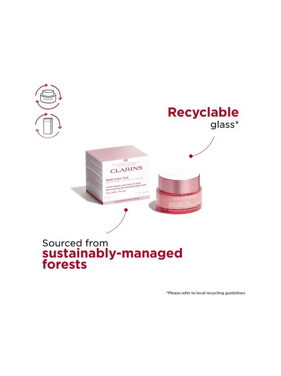 Clarins - Multi-Active [NIACINAMIDE + SEA HOLLY EXTRACT] Night Cream for Dry Skin -yövoide kuivalle iholle - NOCOL | Stockmann - photo 7