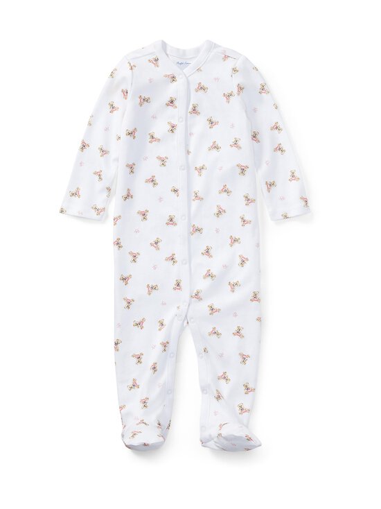 Polo Ralph Lauren - Polo Bear Cotton overall - 2Y8J WHITE/PINK/MULTI | Stockmann - photo 1