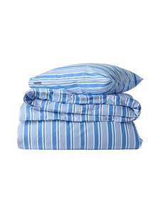 Lexington - Voodipesukomplekt Striped Cotton Poplin - BLUE/WHITE Lexington - Voodipesukomplekt Striped Cotton Poplin - BLUE/WHITE | Stockmann