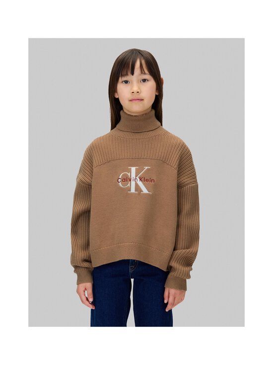 Calvin Klein Kids - Monologo Rollneck džemperis - GFA WOODSMOKE - photo 3 Calvin Klein Kids - Monologo Rollneck džemperis - GFA WOODSMOKE | Stockmann - photo 3