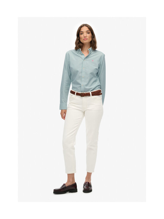 Superdry - Slim Oxford -paitapusero - E1U PEPPERMINT CHALK STRIPE OXFORD | Stockmann - photo 6