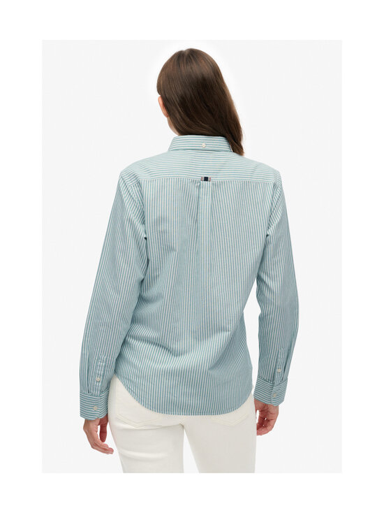 Superdry - Slim Oxford -paitapusero - E1U PEPPERMINT CHALK STRIPE OXFORD | Stockmann - photo 7