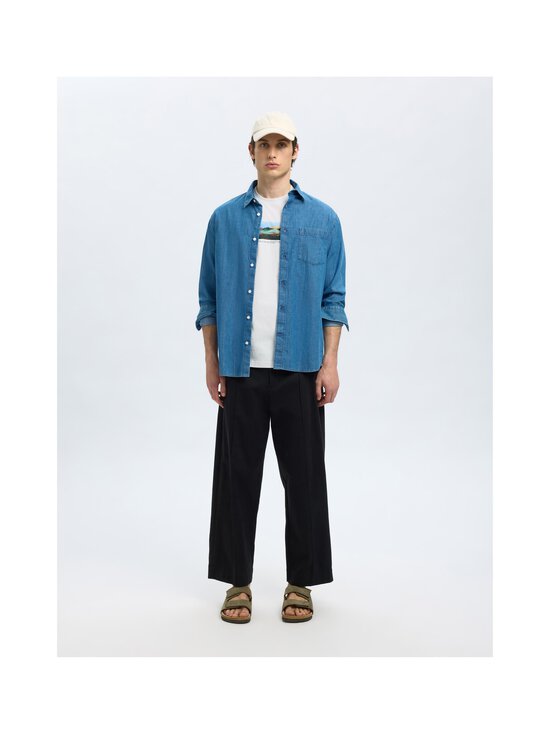 Selected - SlhRelaxDarius t-paita - BRIGHT WHITE PRINT:FOG | Stockmann - photo 7