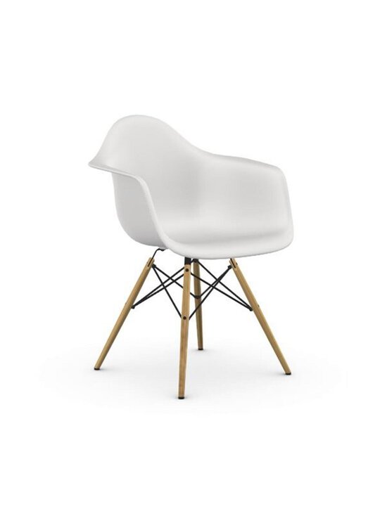 Vitra - Eames DAW RE -tuoli käsinojilla cotton white/vaalea vaahtera - WHITE | Stockmann - photo 1