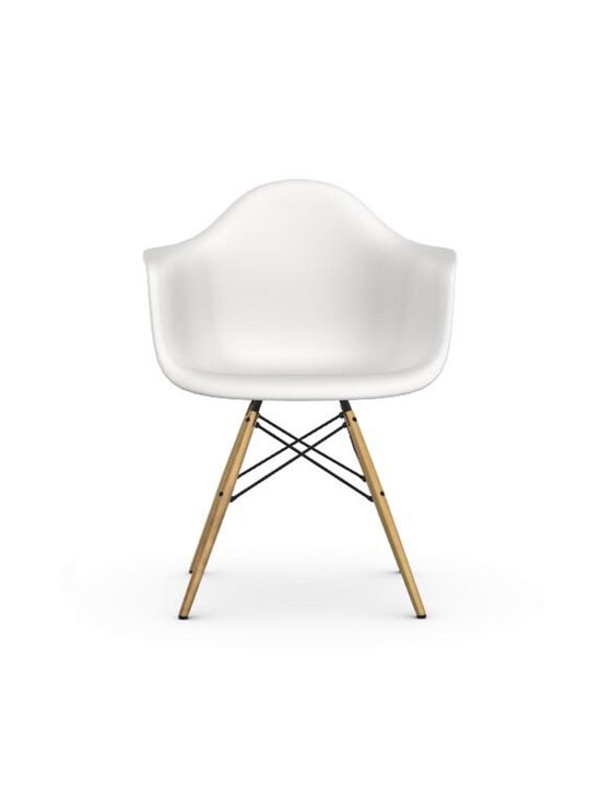 Vitra - Eames DAW RE -tuoli käsinojilla cotton white/vaalea vaahtera - WHITE | Stockmann - photo 2