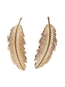 Edblad - Feather- kullatut korvakorut - GOLD | Stockmann