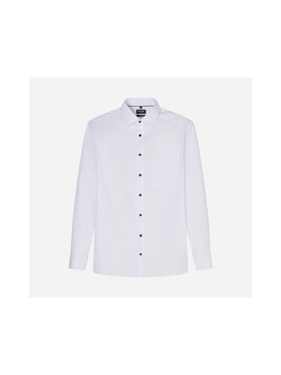 Olymp - Modern Fit Contrast Button -kauluspaita - 00 WHITE | Stockmann - photo 5