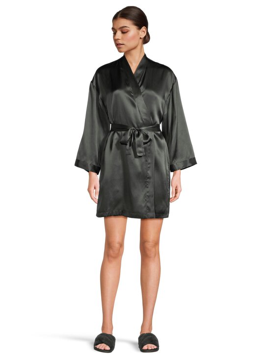 Damella - Silkkiaamutakki - 000 BLACK - photo 2 Damella - Silkkiaamutakki - 000 BLACK | Stockmann - photo 2