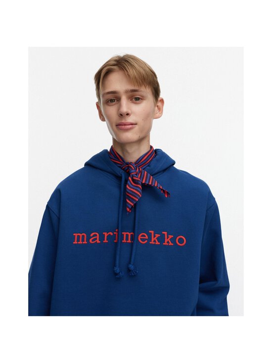 Marimekko - Astrilli Piccolo Kioski -huivi - 877 BLUE, RED | Stockmann - photo 3