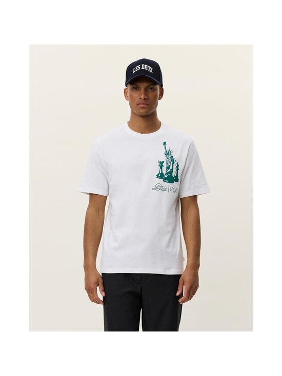 Les Deux - Checkmate t-paita - 201 WHITE | Stockmann - photo 3