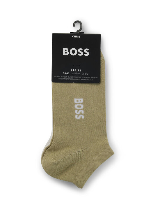 BOSS - Sokid Logo Bamboo 2 paari - MEDIUM GREEN | Stockmann - photo 2