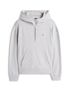 Tommy Jeans - Quarter Zip -huppari - Q13 MID GREY HTR | Stockmann