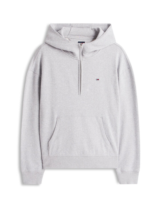 Tommy Jeans - Quarter Zip -huppari - Q13 MID GREY HTR | Stockmann - photo 1