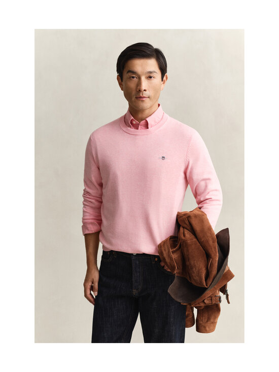 GANT - Classic Cotton C-Neck džemperis - 682 CALIFORNIA PINK MELANGE | Stockmann - photo 2