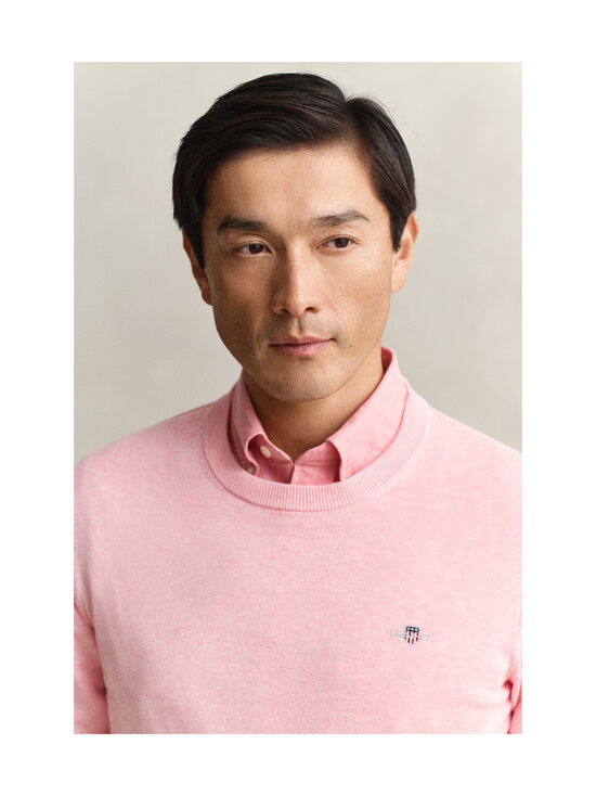 GANT - Classic Cotton C-Neck džemperis - 682 CALIFORNIA PINK MELANGE | Stockmann - photo 4