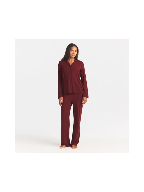 SKIMS - 2-osaline pidžaama Sleep Long Set - MERLOT | Stockmann - photo 3