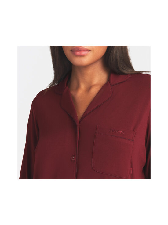 SKIMS - 2-osaline pidžaama Sleep Long Set - MERLOT | Stockmann - photo 4