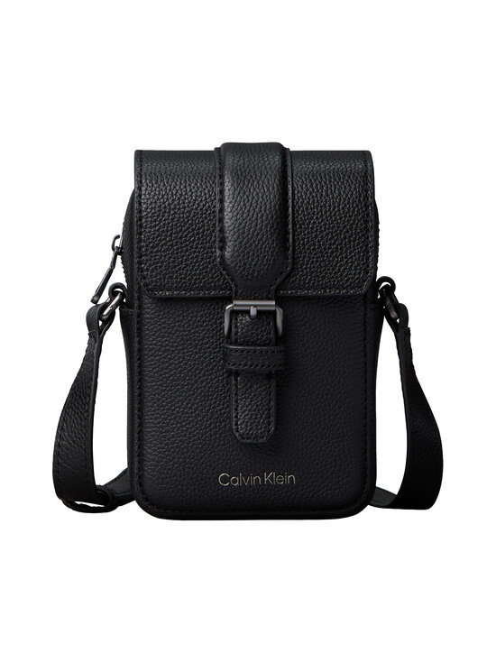 Calvin Klein Bags & Accessories - Slim Reporter -nahkalaukku - UB1 BLACK | Stockmann - photo 1