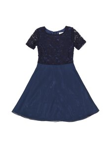 MINGNELIN - Pitsi- ja sifonkimekko - 005 NAVY | Stockmann