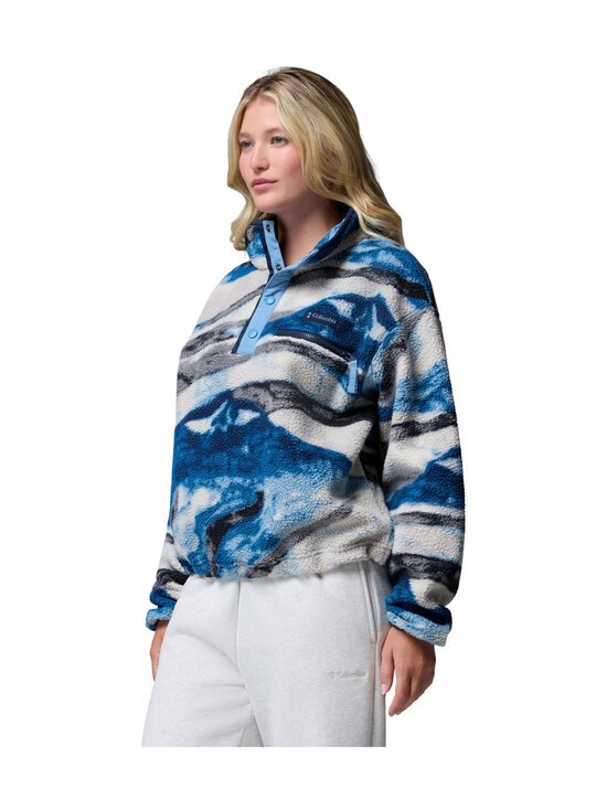 Columbia - Helvetia II Printed Cropped Half Snap flīsa džemperis - 443 PHOENIX BLUE, SUMMITS | Stockmann - photo 3