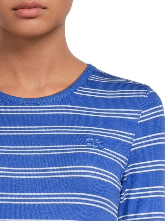 Ganni - Soft Rib Stripe -trikoopaita - ZWF NOUVEAN NAVY | Stockmann - photo 4