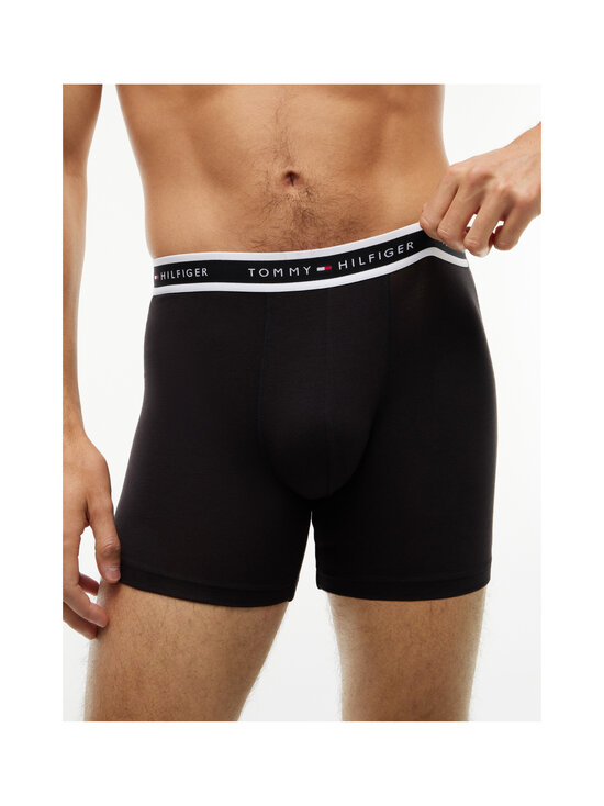 Tommy Hilfiger - Modal Blend Boxer Brief -alushousut 3-pack - 0XU BLACK/BLACK/BLACK | Stockmann - photo 4