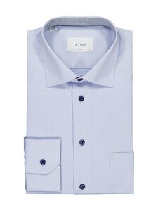 Eton - Classic Fit Geometric -kauluspaita - 21 LIGHT BLUE | Stockmann