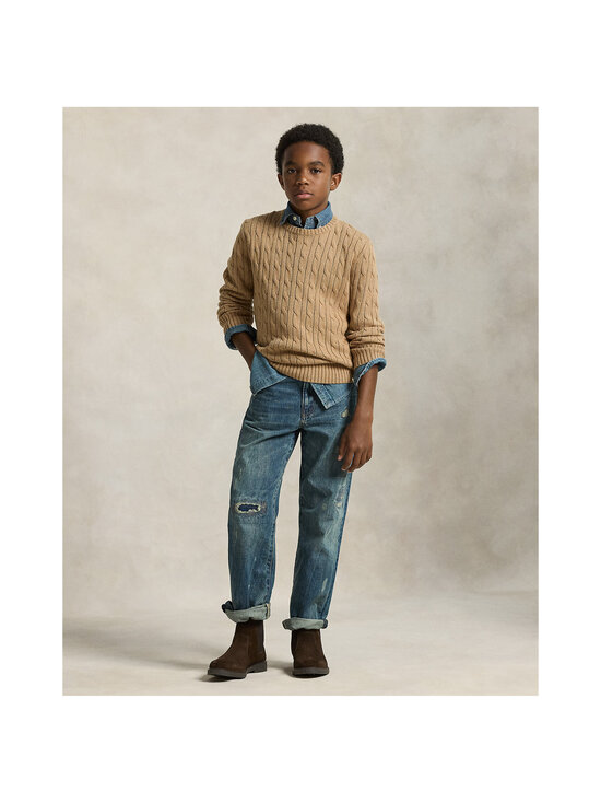 Polo Ralph Lauren - Nevis Tops -palmikkoneule - 082 CAMEL HTHR/C8520 | Stockmann - photo 3