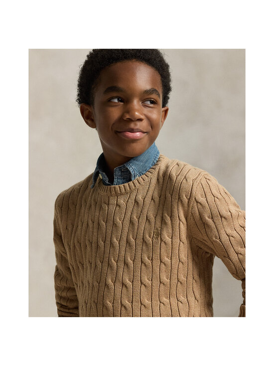 Polo Ralph Lauren - Nevis Tops -palmikkoneule - 082 CAMEL HTHR/C8520 | Stockmann - photo 5