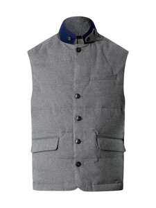 Hackett London - Tailored Flan stepēta veste - 987 GREY | Stockmann