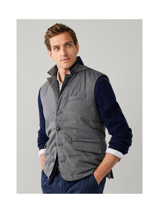 Hackett London - Tailored Flan stepēta veste - 987 GREY | Stockmann - photo 3