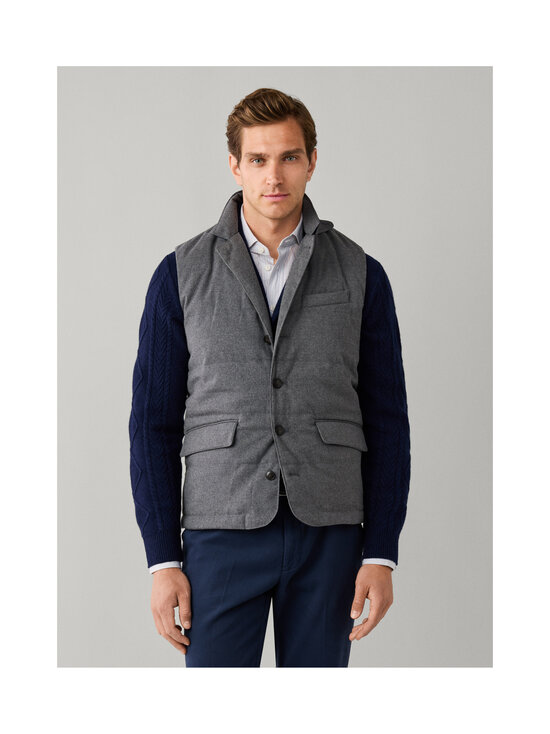 Hackett London - Tailored Flan stepēta veste - 987 GREY | Stockmann - photo 4