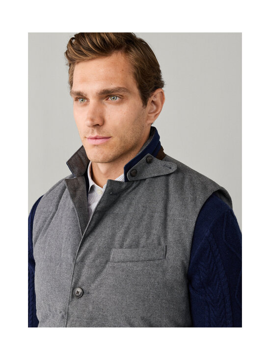 Hackett London - Tailored Flan stepēta veste - 987 GREY | Stockmann - photo 7